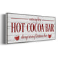Hot Cocoa Bar - Floater Framed Canvas Print