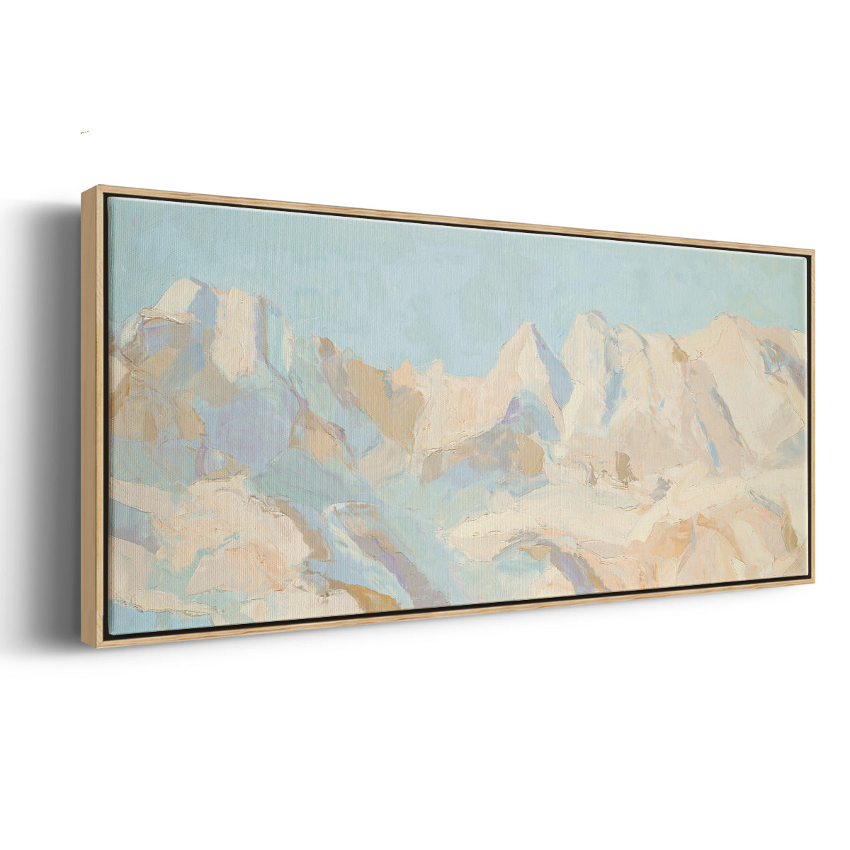 Mountain Scape - Floater Framed Canvas Print