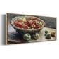 The Plate with Apples, 1880 - Floater Framed Canvas Print