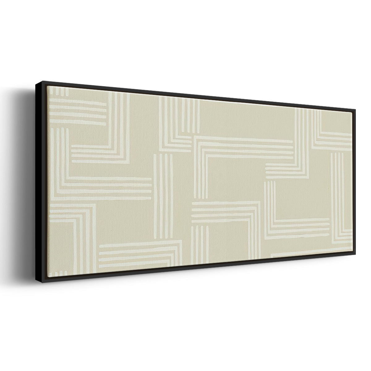 Roll Crossing IV - Floater Framed Canvas Print