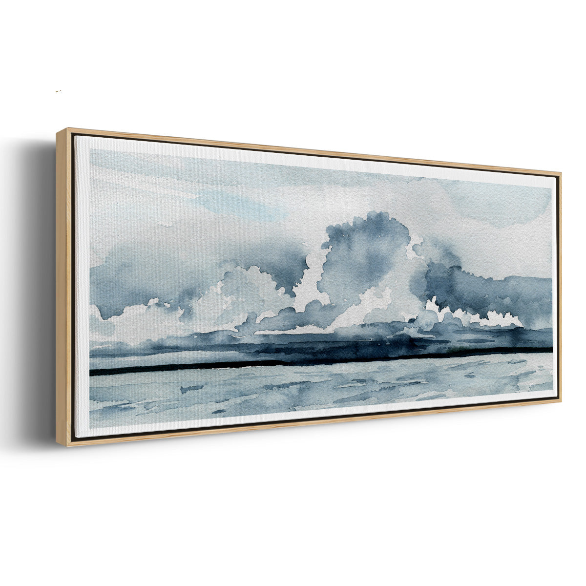 Passing Rain Storm II - Floater Framed Canvas Print