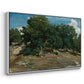 Fontainebleau: Oak Trees at Bas-Bréau, c. 1830-1835 - Floater Framed Canvas Print