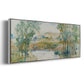 Trees on the Creek I - Floater Framed Canvas Print
