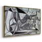 Goat's Skull, Bottle and Candle, 1952 - Floater Framed Canvas Print