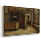 The Old Inn 'Het Loodshuis' in Antwerp, 1877 - Floater Framed Canvas Print