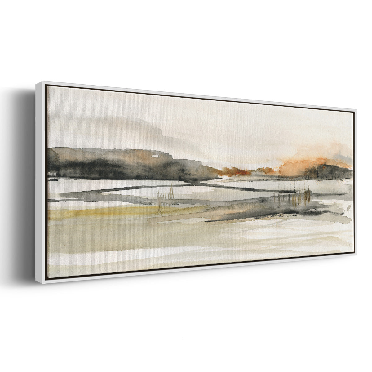 Turnwood Clearing - Floater Framed Canvas Print
