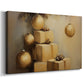Candlelit Blessing of Mistletoe - Canvas Art Print