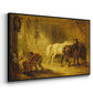 Heath Ewe and Lambs, 1810 - Floater Framed Canvas Print