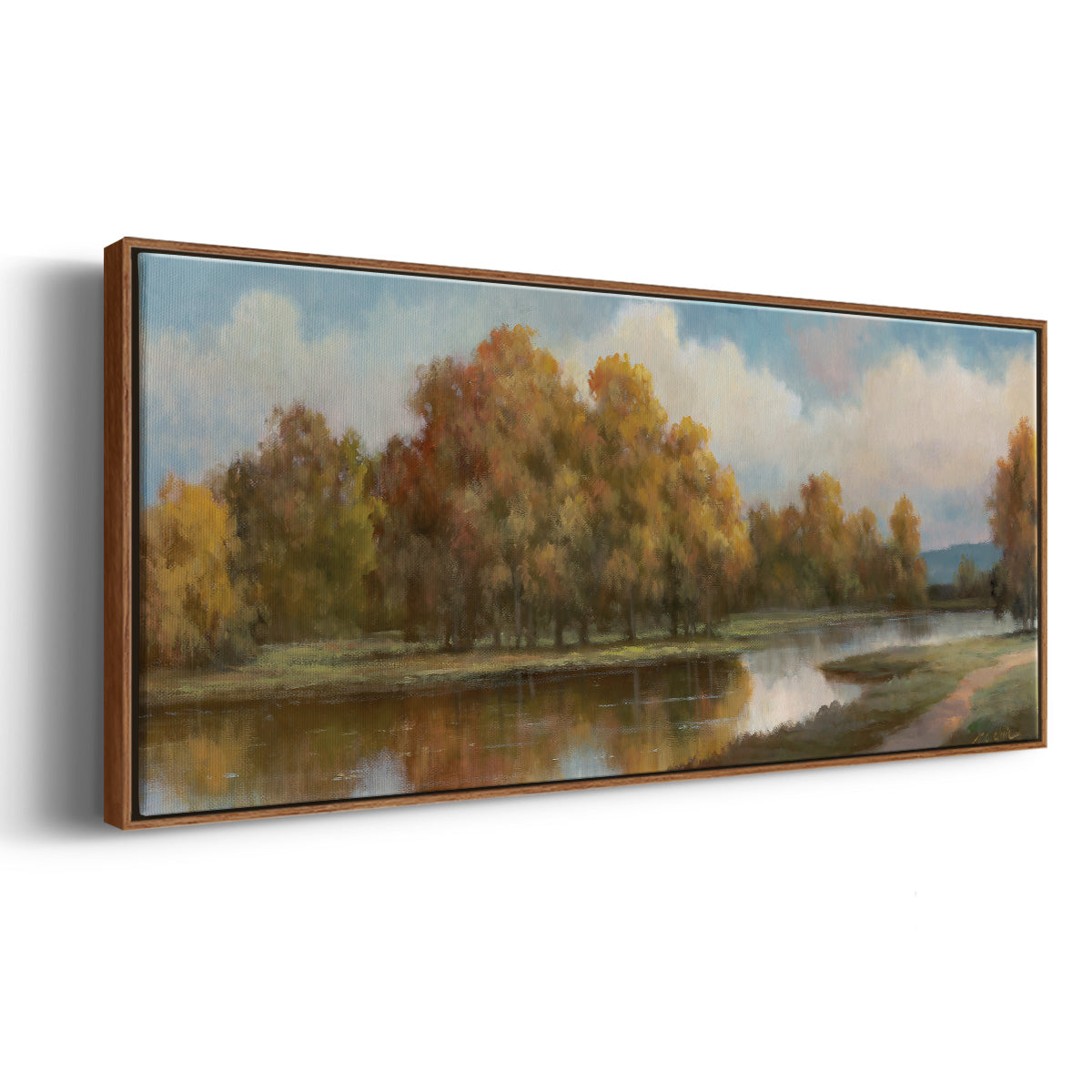 Shenandoah II - Floater Framed Canvas Print