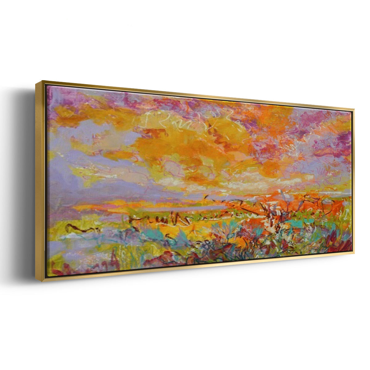 Radiance Remembered - Floater Framed Canvas Print