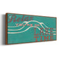 Cabin Life Collection H - Floater Framed Canvas Print