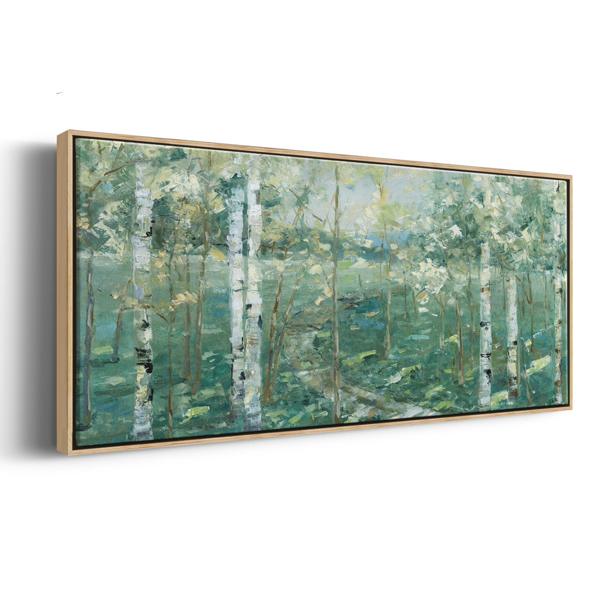 Meadow Light - Floater Framed Canvas Print