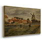 The Potato Harvest, c. 1875 - Floater Framed Canvas Print