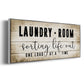 Laundry Room - Floater Framed Canvas Print