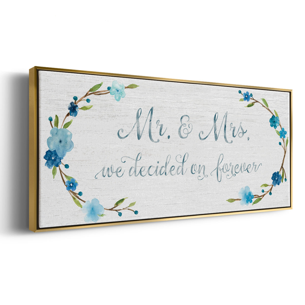 Forever - Floater Framed Canvas Print