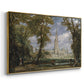 Salisbury Cathedral from the Bishop's Grounds, c. 1825 - Floater Framed Canvas Print