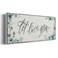 Let Love Grow - Floater Framed Canvas Print