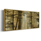 Golden Magic - Floater Framed Canvas Print