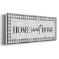 Home Sweet Home - Floater Framed Canvas Print