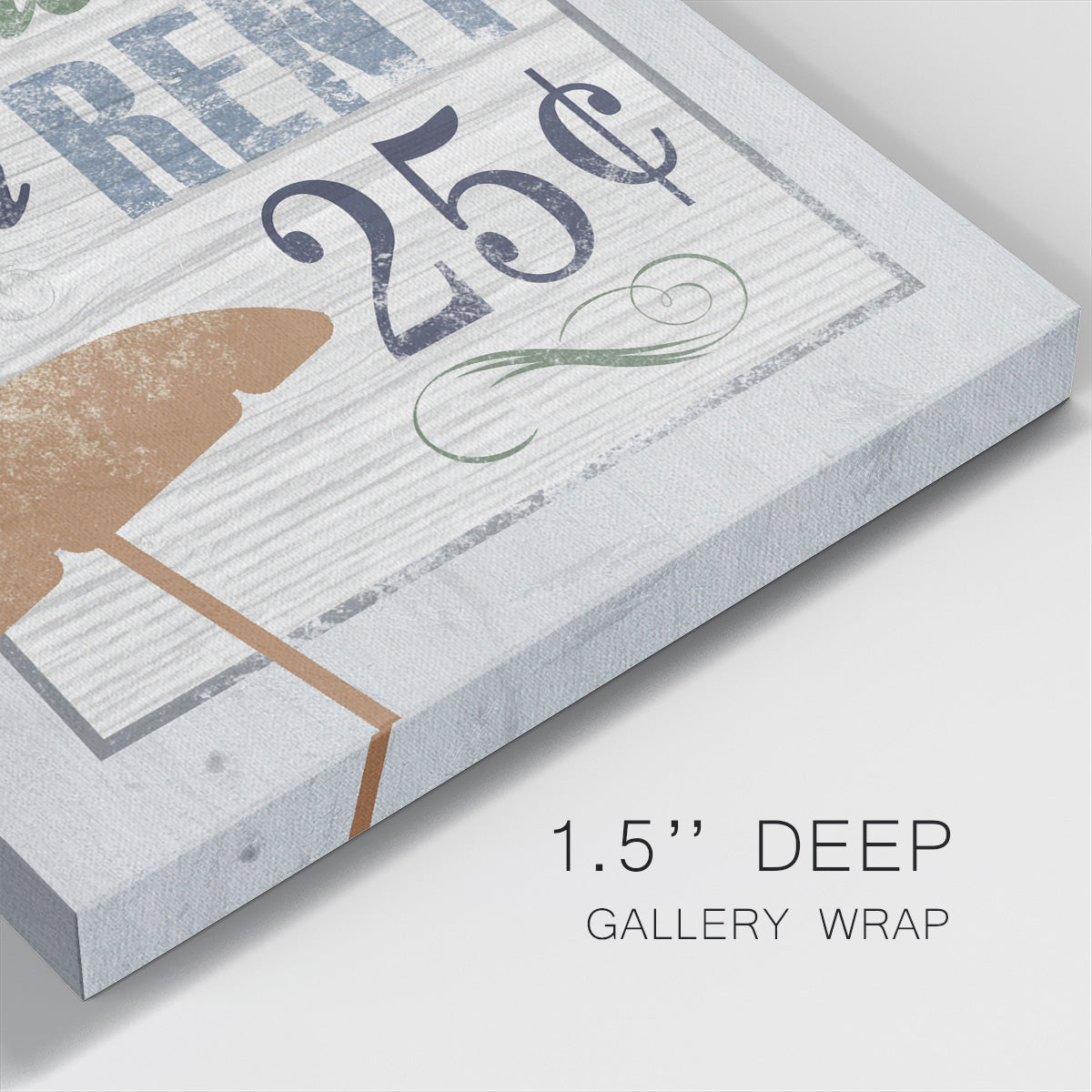 Beach Sign III - Canvas Art Print