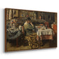 The Meal (De maaltijd), c. 1885 - Floater Framed Canvas Print
