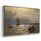 From the Inlet of Oslo, 1874 - Floater Framed Canvas Print