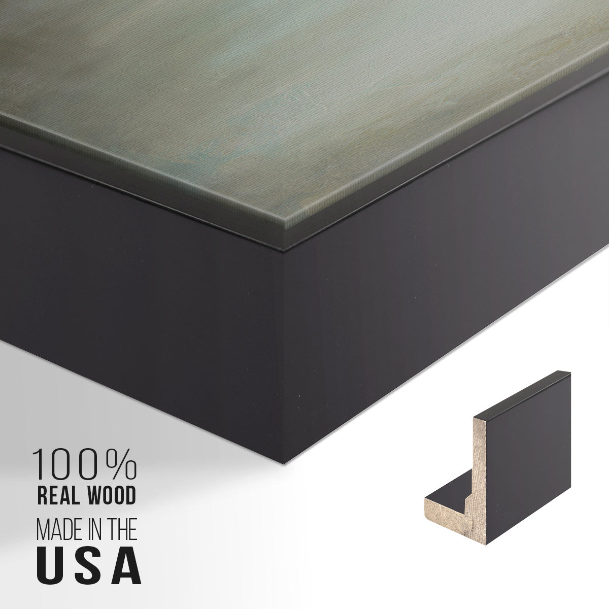 Morning Glory - Floater Framed Canvas Print