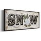 Winter Wonderland Friend Snow - Floater Framed Canvas Print