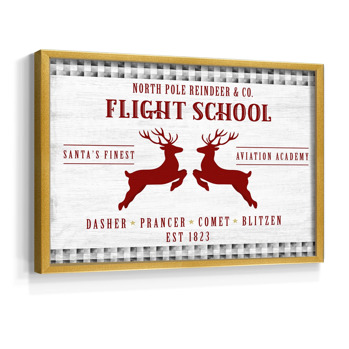 45162,north pole,reindeer,flight school,santa,aviation,academy,christmas,holiday,decor,sign,festive,winter,animals,training,elves,charming,playful,red,white,established,education,seasonal,holiday cheer,children,magic,snow,whimsical,creativity,tradition,art,celebrations,joy,spirit,unique,design,fun,imaginative,graphic,attraction,entertainment,character,Re-stickable,Landscape & Nature