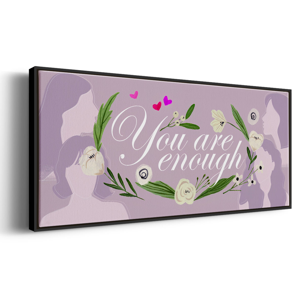 Happy Galentine's Day Collection D - Floater Framed Canvas Print