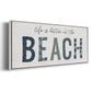 Beach Better - Floater Framed Canvas Print
