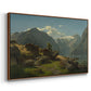 Balestrand, 1848 - Floater Framed Canvas Print