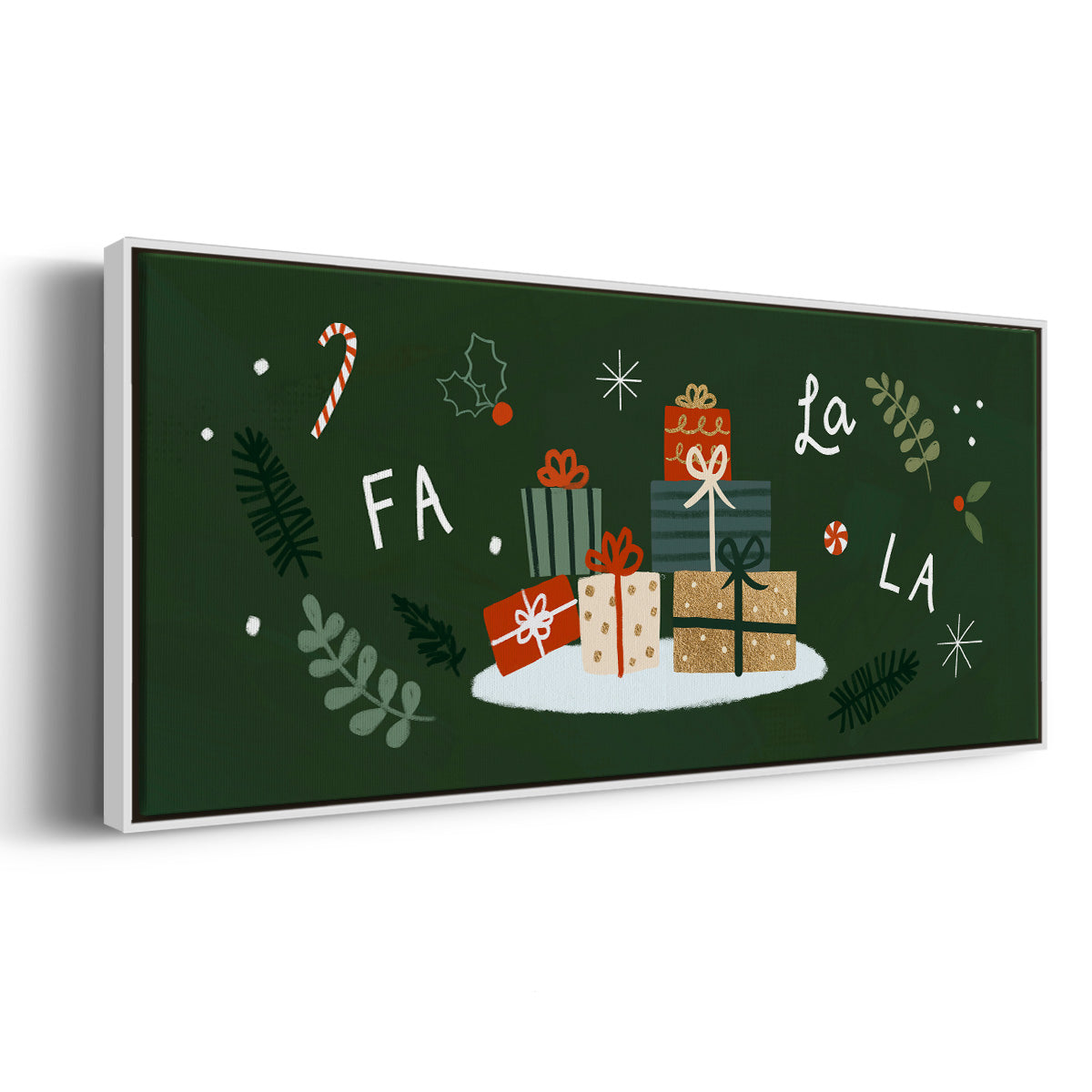 Little St. Nick Collection D - Floater Framed Canvas Print