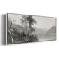 Lake George - Floater Framed Canvas Print