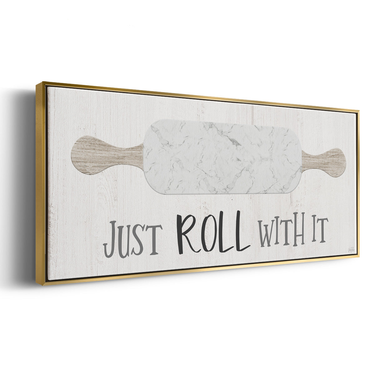 Roll With It - Floater Framed Canvas Print
