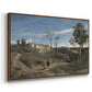 La Cervara, the Roman Campagna, c. 1830-1831 - Floater Framed Canvas Print
