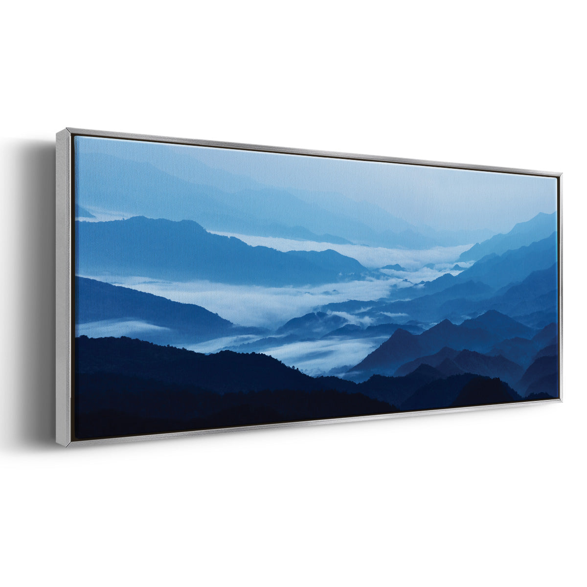 Misty Mountains XIII - Floater Framed Canvas Print