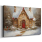 Sugar Wreath Serenade - Canvas Art Print