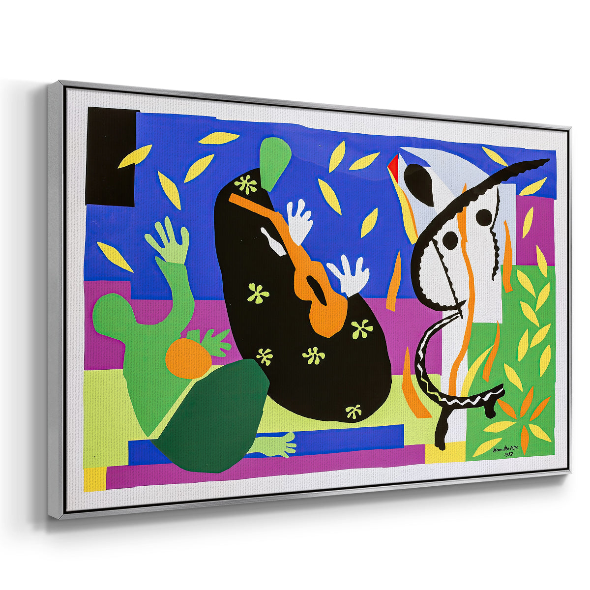 The Sorrows of the King, 1952 - Floater Framed Canvas Print