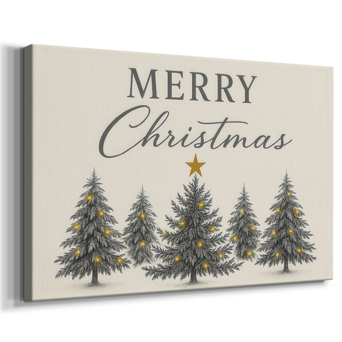 Frostlit Whisper - Canvas Art Print