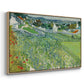 Vineyards at Auvers, 1890 - Floater Framed Canvas Print