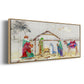 Nativity - Floater Framed Canvas Print