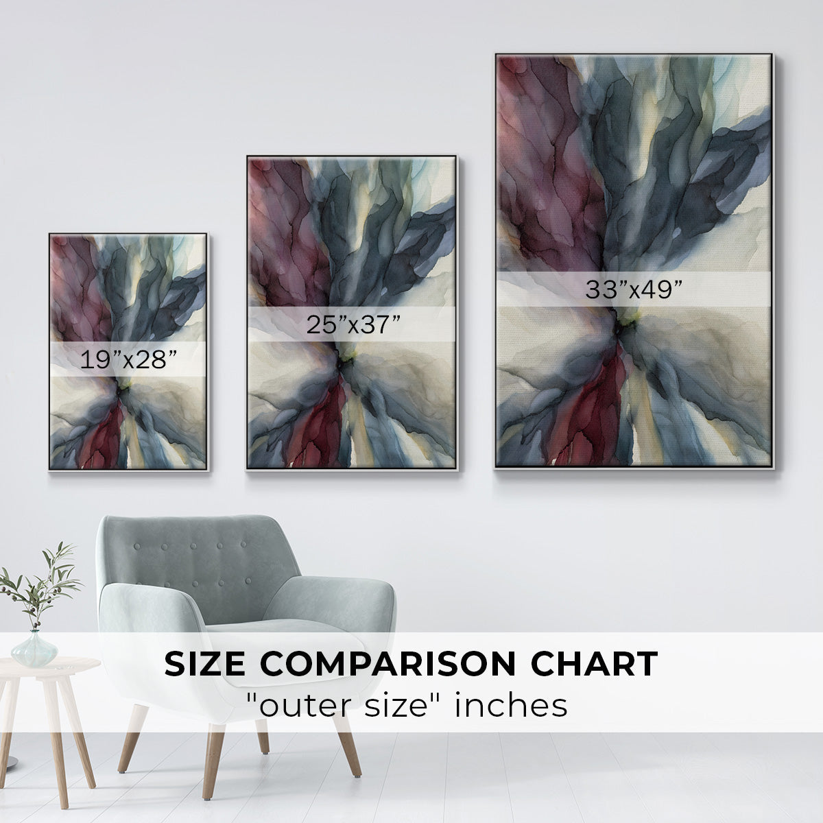 Untitled - Floater Framed Canvas Print