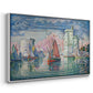 Entrance to the Port of La Rochelle, 1921 - Floater Framed Canvas Print