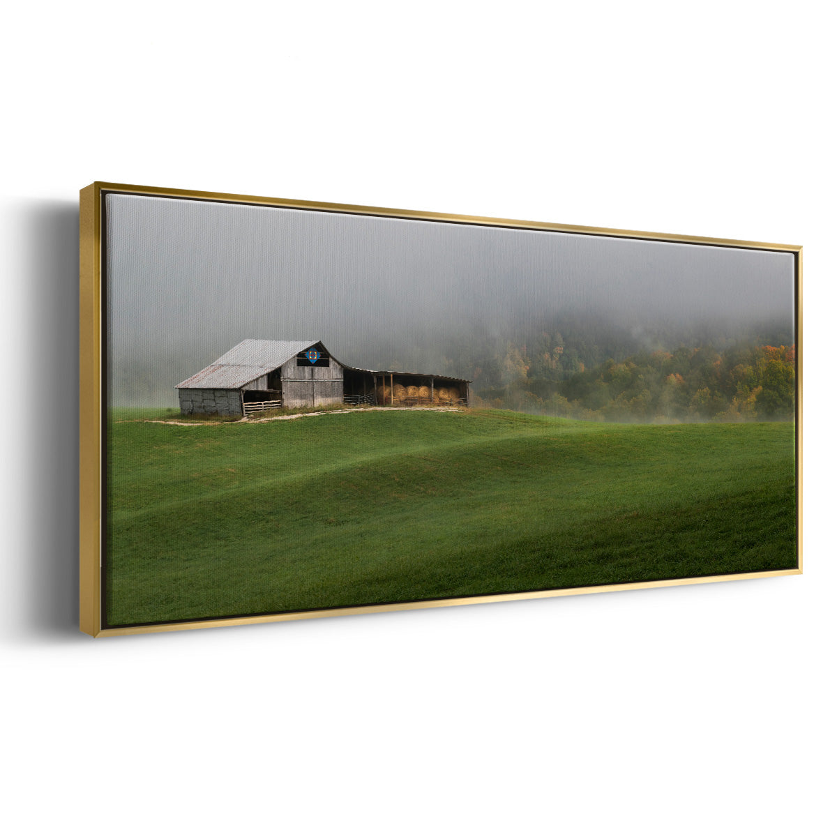 Mountain Air - Floater Framed Canvas Print