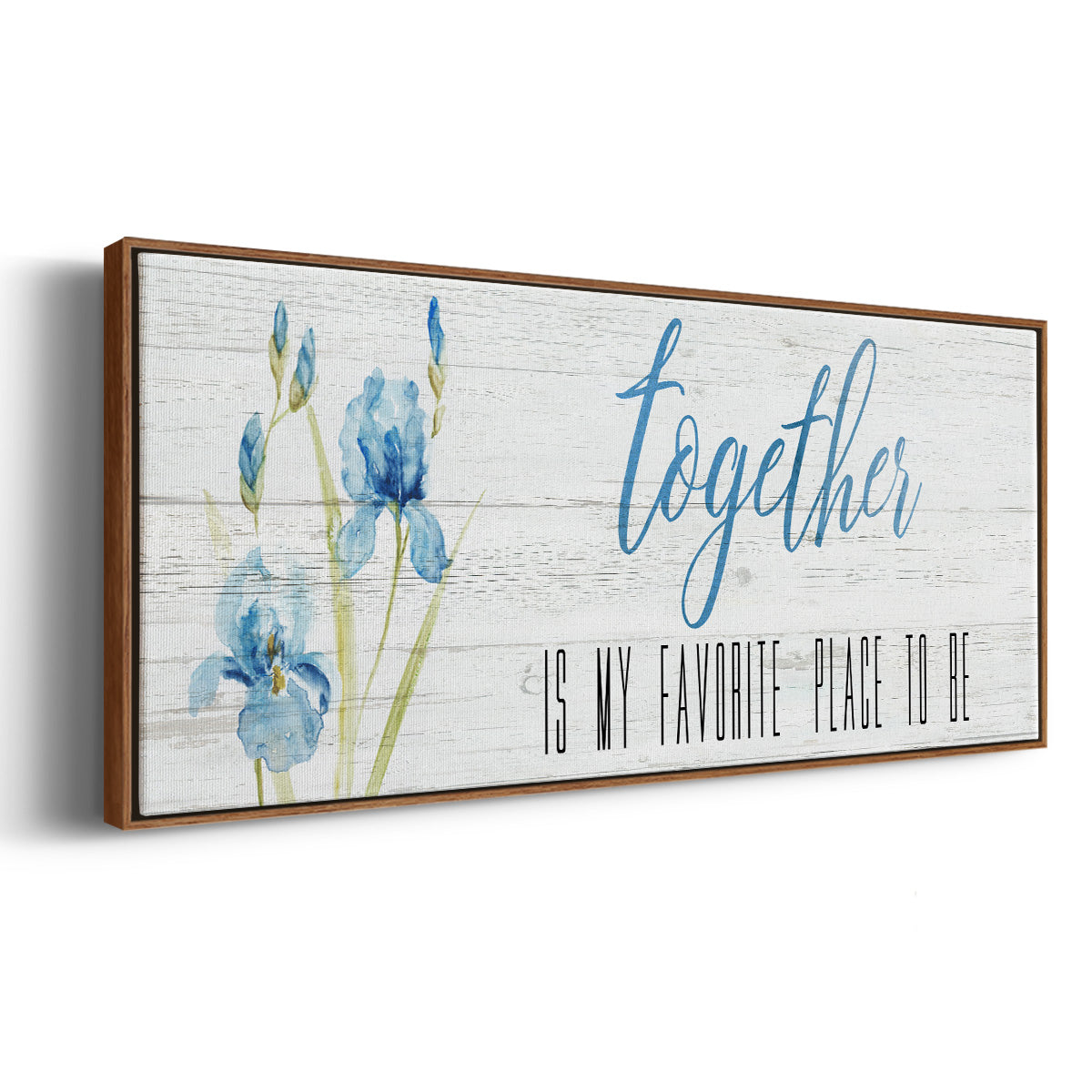 Together - Floater Framed Canvas Print