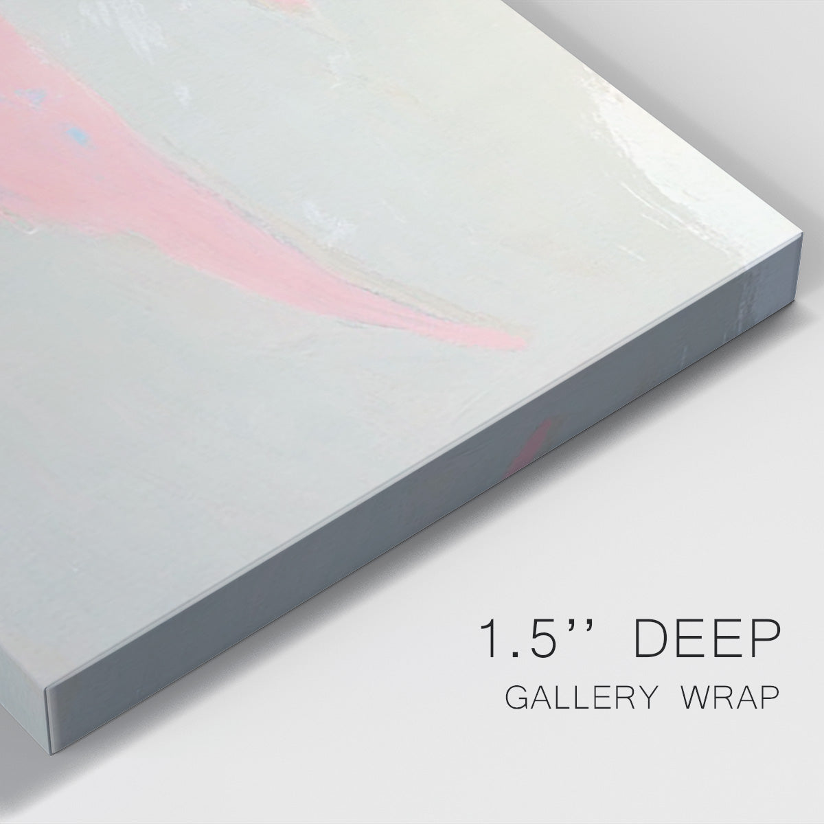 Blushing Abstract IV Premium Gallery Wrapped Canvas - Ready to Hang