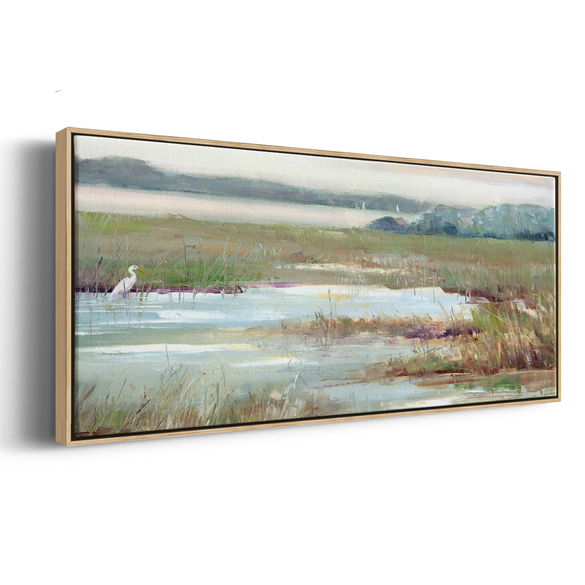 Early Morning Magic - Floater Framed Canvas Print