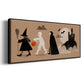 Graphic Halloween Collection D - Floater Framed Canvas Print