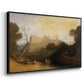 Linlithgow Palace, c. 1807 - Floater Framed Canvas Print